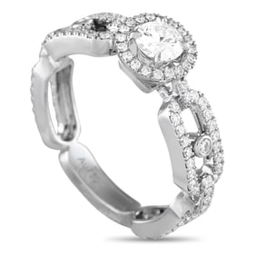 Messika Move Link 18K White Gold 0.81 ct Diamond Solitaire Ring ME10-021925