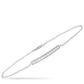LB Exclusive 14K White Gold 0.25 ct Diamond Bracelet ALB-15847W