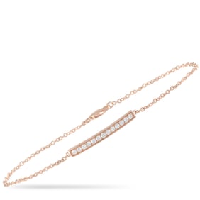 LB Exclusive 14K Rose Gold 0.25 ct Diamond Bracelet ALB-15847R