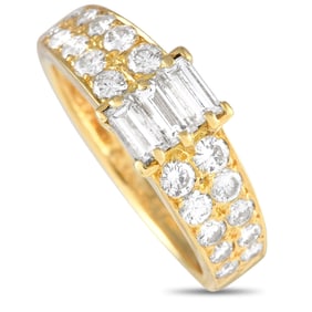 Van Cleef & Arpels 18K Yellow Gold 0.75ct Diamond Ring VC12-051524