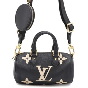 Louis Vuitton Handbag Bicolor Monogram Empreinte Papillon BB M45980 2way Shoulder Bag Black