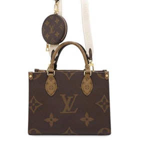 Louis Vuitton Handbag Monogram Reverse Giant On-the-Go PM M46373 Tote Bag 2way