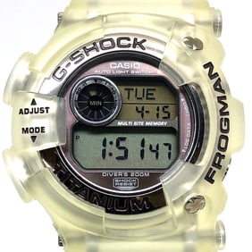 G-SHOCK CASIO Watch DW-9900WC-5T FROGMAN WCCS Frogman White Skeleton Titanium Case Double Manta EL