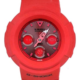 G-SHOCK CASIO Watch AWG-M535C-4A 35th ANNIVERSARY RED OUT Matte finish Radio solar Analog-digital