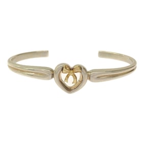 TIFFANY&Co. Tiffany Bracelet Bangle Heart Ribbon 750 925 Women's Mikunigaoka Store