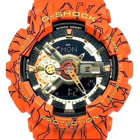 G-SHOCK CASIO Watch GA-110JDB-1 DRAGONBALL Z Collaboration Model LED Light Ana-Digi Orange