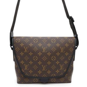 Louis Vuitton Shoulder Bag Monogram Macassar Magnetic M45557 Men's Crossbody
