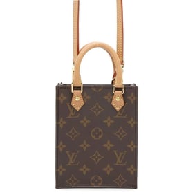 Louis Vuitton Handbag Monogram Petite Sac Plat M69442 2way Shoulder Bag