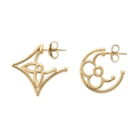 Louis Vuitton Asymmetrical Monogram Earrings M00956 LOUIS VUITTON