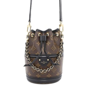 Louis Vuitton Handbag Monogram Kanoe M83480 2way Black