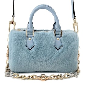 Louis Vuitton Handbag Nano Speedy Mink Fur M11399 LOUIS VUITTON 2way Shoulder Bag