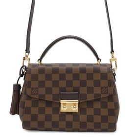 Louis Vuitton Handbag Damier Ebene Croisette N53000 2way