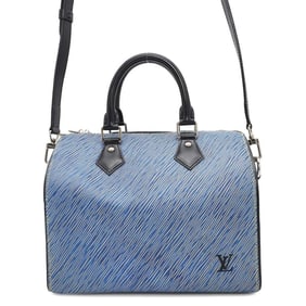 Louis Vuitton Handbag Epi Denim Speedy Bandouliere 25 M51280 2way Shoulder Bag Black