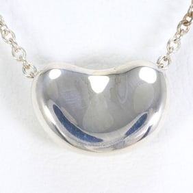 Tiffany Bean Silver Necklace Total weight approx. 3.2g 41cm