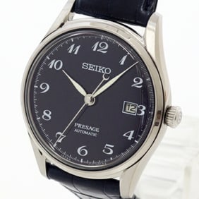 Seiko Men's Watch Presage SARA019 Enamel Dial Navy Automatic Winding Unused