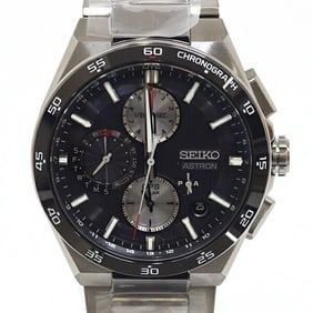 SEIKO Men's Watch Astron Nexter SBXC151 Titanium Black Dial Solar Radio Unused