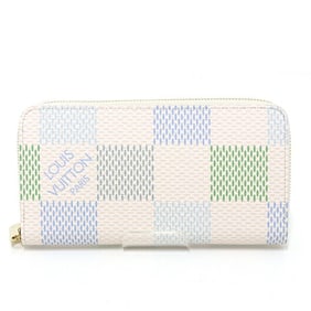 Louis Vuitton Zippy Wallet Damier Licious Pistachio Green N40748 Round Long Unused