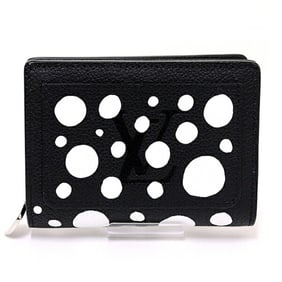 LOUIS VUITTON LVÃ—YK Portefeuille K Infinity Dot Yayoi Kusama M81907 Noir Blanc Unused
