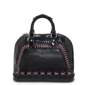 Louis Vuitton Handbag Alma PM Samurai Patent M51670 LOUIS VUITTON Kansai Yamamoto Black