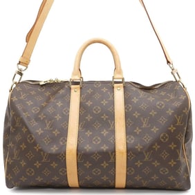 Louis Vuitton Boston Bag Monogram Keepall Bandouliere 45 M41418 LOUIS VUITTON 2way Travel