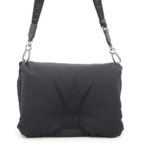 LOEWE Shoulder Bag Goya Puffer Nylon A896P41X04 Black
