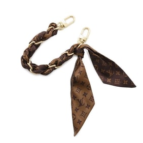 Louis Vuitton Bag Charm Monogram Chain Fleur Silk M01354 LOUIS VUITTON