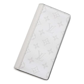Louis Vuitton Long Wallet Monogram Canvas Taiga Portefeuille Brazza NM M30889 LOUIS VUITTON