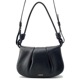 LOEWE Shoulder Bag Paseo Satchel A709Q89X01 2way Black