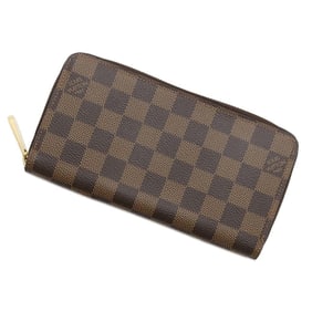 Louis Vuitton Wallet Damier Long Zippy N41661 New Brown Round