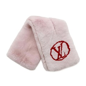 Louis Vuitton Scarf Echarpe Bystamp Rex Rabbit M75758 LOUIS VUITTON Fur