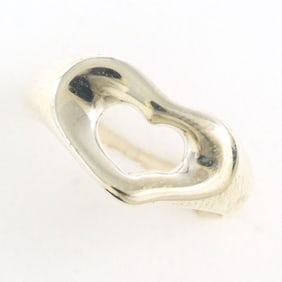 Tiffany Heart Silver Ring Total weight approx. 2.6g