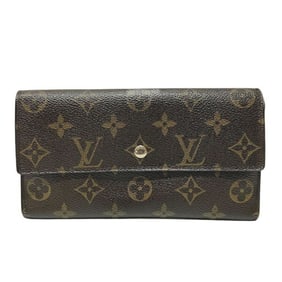Louis Vuitton Monogram Portefeuille International M61217 Long Wallet for Men and Women