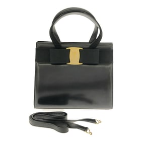 Salvatore Ferragamo Handbag BA21 4178 Vara Ribbon Shoulder Leather Women's Mikunigaoka Store
