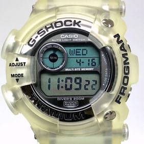 G-SHOCK CASIO Watch DW-9900WC-1T FROGMAN WCCS Frogman White Skeleton Titanium Case Double Manta EL