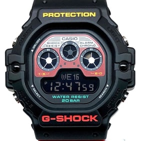 G-SHOCK CASIO Watch DW-5900MT-1 Mix Tape Series Bicolor Black x Red Released in December 2023