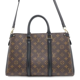 Louis Vuitton Handbag Monogram Soufflot NV MM M44817 LOUIS VUITTON 2way Black