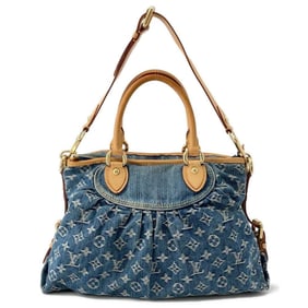 Louis Vuitton Handbag Monogram Denim Neo Cavi MM M95349 2way Shoulder Bag
