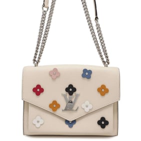 Louis Vuitton Chain Shoulder Bag My Lock Me BB Calf Leather M53080 LOUIS VUITTON Flower