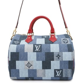 Louis Vuitton Handbag Monogram Denim Speedy Bandouliere 30 M45041 LOUIS VUITTON 2way