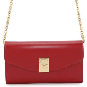 Celine Chain Wallet Leather 10B903BQ8 CELINE