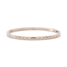 Chanel Bracelet Coco Crush Collection Twist Mini Model K18PG Size M J12324 CHANEL Bangle