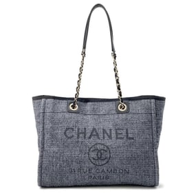 Chanel Tote Bag Deauville Line Medium Raffia A67001 CHANEL Chain