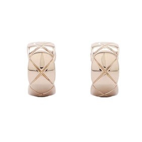 Chanel Earrings Coco Crush K18PG Pink Gold J11754 CHANEL 2way