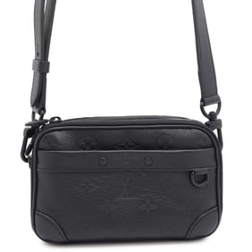 Louis Vuitton Shoulder Bag Monogram Shadow Alpha Wearable Wallet M82544 LOUIS VUITTON Black