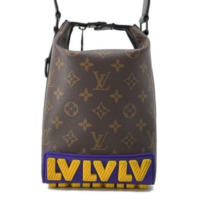 Louis Vuitton Shoulder Bag Monogram LV Rubber Cruiser M57966 Men's 2way Handbag Black