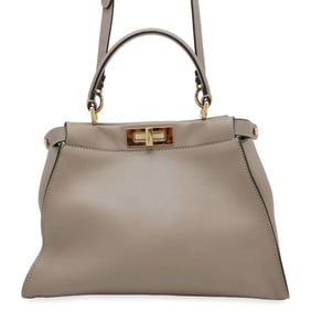 Fendi handbag peekaboo medium leather 8BN290 FENDI 2way