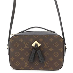 Louis Vuitton Shoulder Bag Monogram Santonge M43555 LOUIS VUITTON Tassel Black