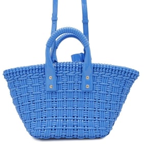 Balenciaga Handbag Bistro XS Patent Leather 671342 BALENCIAGA 2way Shoulder Bag Basket