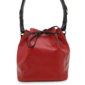 Louis Vuitton Shoulder Bag Epi Petit Noe M44172 LOUIS VUITTON Black
