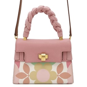 Miu Miu Miu Handbag Flower Leather 5BA046 2way Shoulder